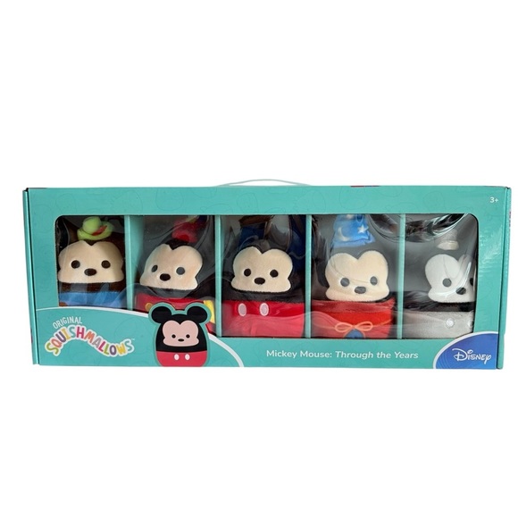 Disney Other - Squishmallows Disney Mickey Mouse Through the Years Plush Set